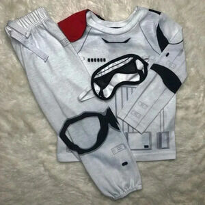 Star Wars Storm Trooper 3 Pc Pajama  Set Size 3T